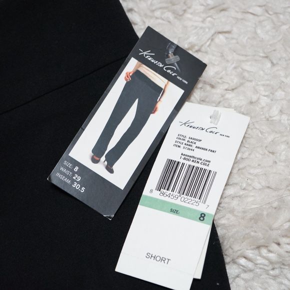 NEW! Kenneth Cole Amanda Pant Dress Wide Pants Work Short Size 8 - Picture 4 of 6